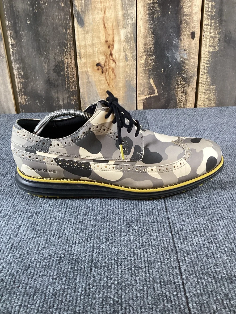 Cole Haan Original Grand 360 wingtip camo golf shoes men’s size 10.5